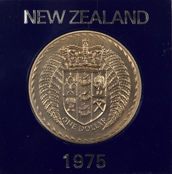 Νέα Ζηλανδία New Zealand 1 Dollar 1975 In Plastic Case