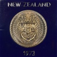 Νέα Ζηλανδία New Zealand 1 Dollar 1973 In Plastic Case