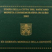 Βατικανό Vatican 2005 Commemorative Official 2 Euro Coin