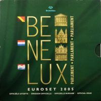 Benelux 2005 Euro Coin Sets Belgium Luxemburg Holland 24 Coins With Medal
