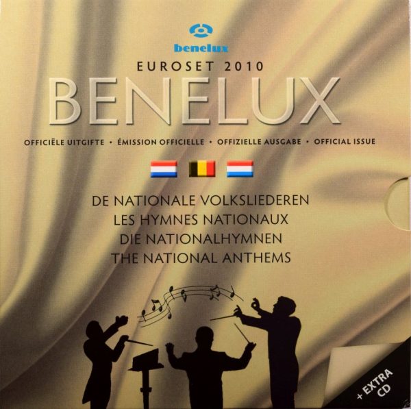 Benelux 2010 Euro Coin Sets Belgium Luxemburg Holland 24 Coins With Medal
