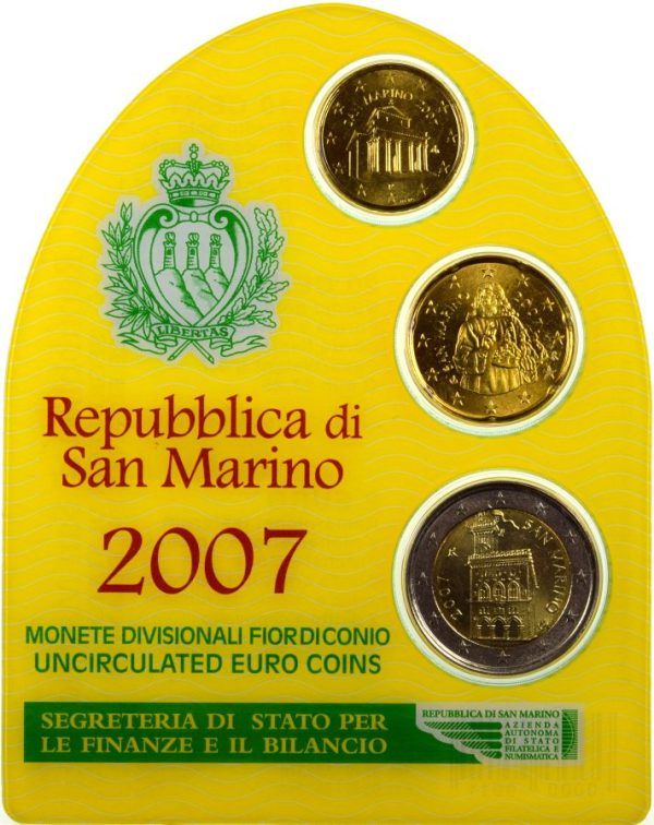 Σαν Μαρίνο San Marino 2007 Official Euro Coin Set