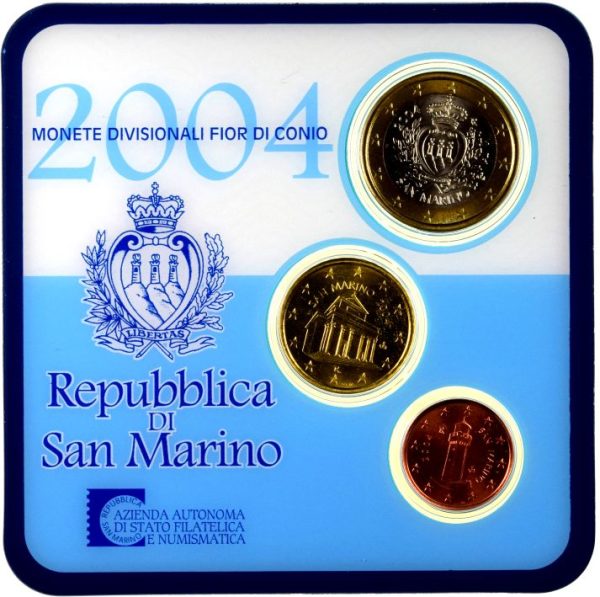 Σαν Μαρίνο San Marino 2004 Official Euro Coin Set