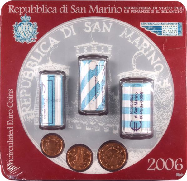 Σαν Μαρίνο San Marino 2006 Official Euro Coin Set