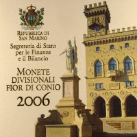 Σαν Μαρίνο San Marino 2006 Official Euro Coin Set With Silver 5 Euro