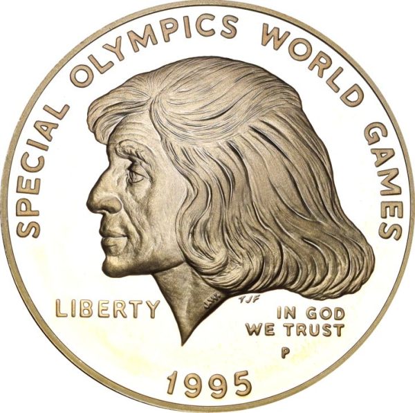 United States Of America 1995 Proof Silver Dollar Special Olympics