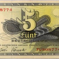 Χαρτονόμισμα Γερμανία Germany Banknote 5 Marks 1948 High Grade