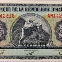 Χαρτονόμισμα Αϊτή Banknote Haiti 2 Gourdes 1992