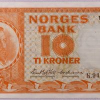 Χαρτονόμισμα Νορβηγία Banknote Norway 10 Kroner 1972