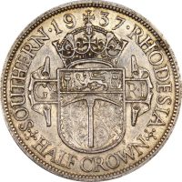 Νότια Ροδεσία Southern Rhodesia Silver Half Crown 1937