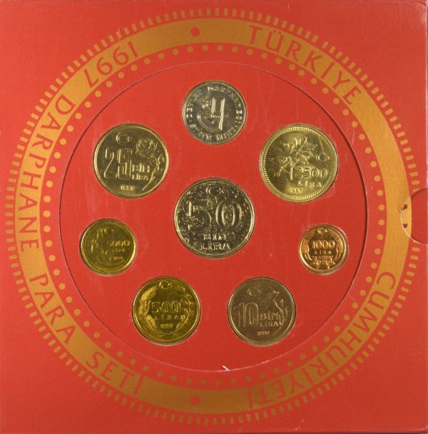 Τουρκία Turkey 1997 Official Brilliant Uncirculated Coin Set
