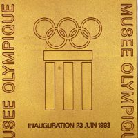 Rare Lausanne Olympic Museum Medal 1993 Inauguration