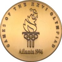 Atlanta 1996 Summer Olympic Games Bronze Participation Medal