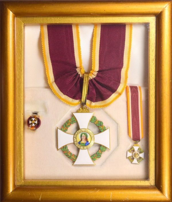 San Marino Order Of Saint Agatha Commander With Miniature