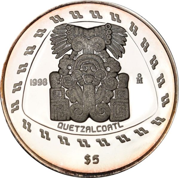 Μεξικό Mexico 5 Pesos 1998 Proof Silver 1oz