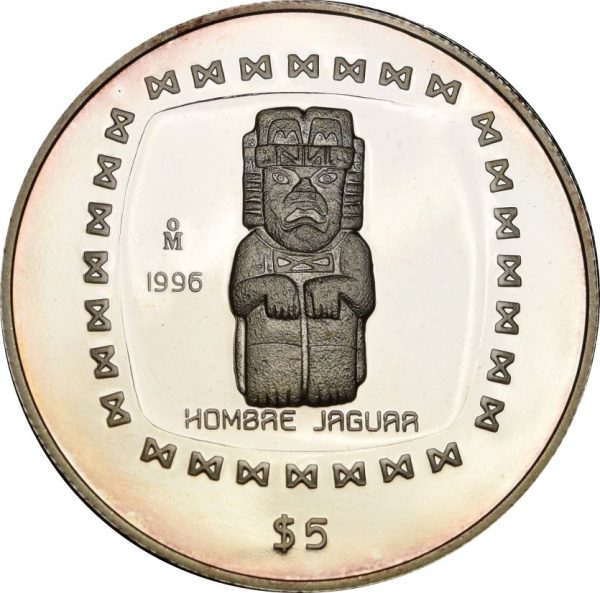 Μεξικό Mexico 5 Pesos 1996 Proof Silver 1oz