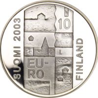 Φινλανδία Finland 10 Euro 2003 Silver Proof Anders Chydenius