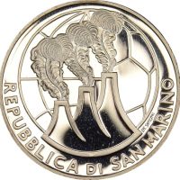 Σαν Μαρίνο San Marino Silver Proof Set 5 & 10 Euro 2004 With Case And COA