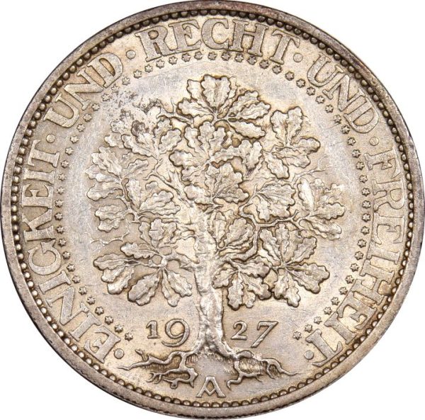 Γερμανία Germany Silver 5 Reichsmark 1927Α Weimar Republic