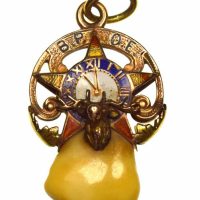 United States Benevolent and Protective Order of Elks (BPOE) 9ct Gold Pendant
