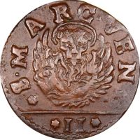 Βενετία Italian States Venice Copper 2 Soldi 1688 Aramata ET Morea