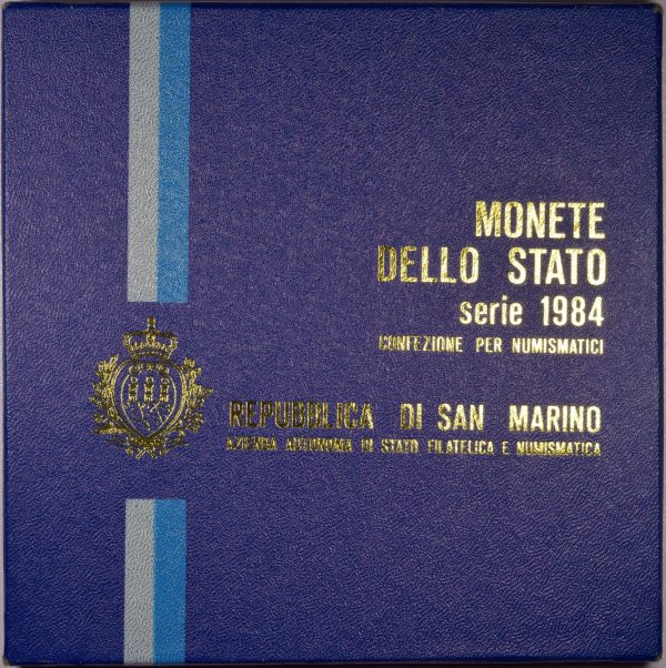 Σαν Μαρίνο Republic Of San Marino 1984 Official Coin Set