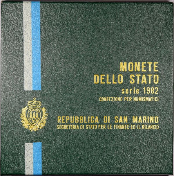 Σαν Μαρίνο Republic Of San Marino 1981 Official Coin Set