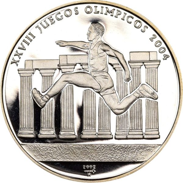 Κούβα Cuba 10 Pesos 2002 Silver Proof Athens 2004 Olympic Games