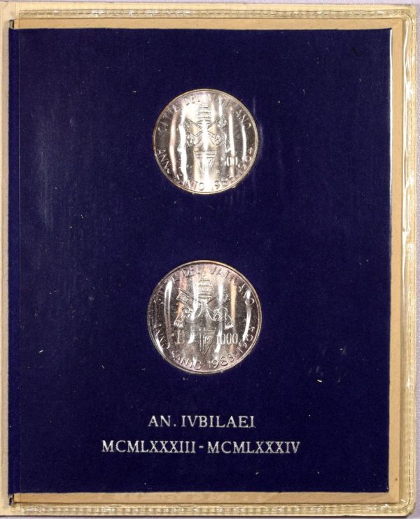 Vatican Pope John Paul II Silver Coin Mint Set 1983-84