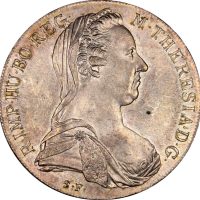Αυστρία Austria Thaler 1780 Maria Theresa Aσημένιο UNC (Restrike) Νομίσματα Χαρτονομίσματα