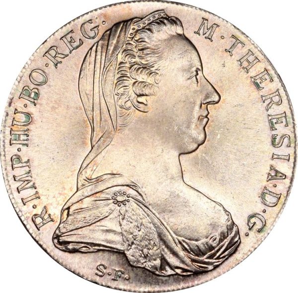 Αυστρία Austria Thaler 1780 Maria Theresa Aσημένιο UNC (Restrike) Νομίσματα Χαρτονομίσματα