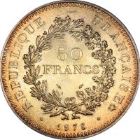 Γαλλία France 50 Francs 1978 Silver Brilliant Uncirculated