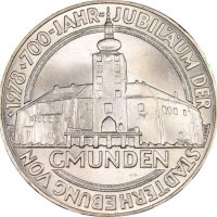 Αυστρία Austria 100 Schilling Silver 1978 Gmunden Brilliant Uncirculated Νομίσματα Χαρτονομίσματα