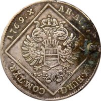 Αυστρία Austria 30 Kreuzer 1769 Silver With Mount Νομίσματα Χαρτονομίσματα