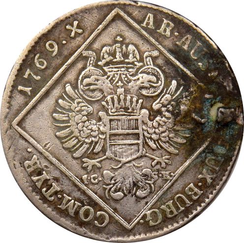 Αυστρία Austria 30 Kreuzer 1769 Silver With Mount Νομίσματα Χαρτονομίσματα