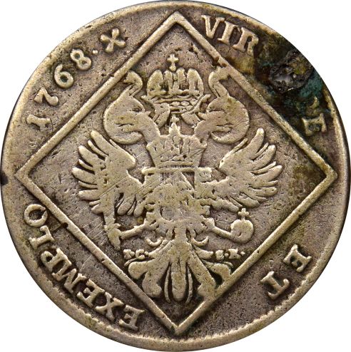 Αυστρία Austria 30 Kreuzer 1768 Silver With Mount