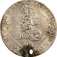 Ουγγαρία Hungary 1/4 Thaler 1732 Silver With Hole Νομίσματα Χαρτονομίσματα
