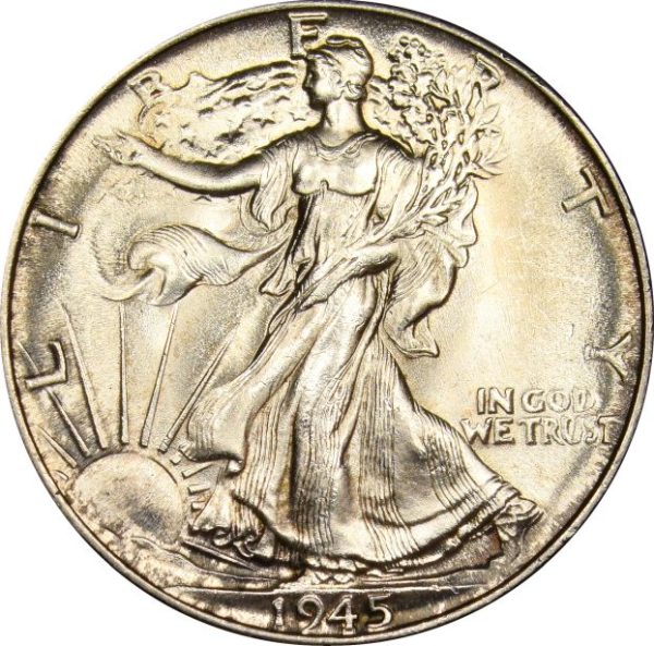 Ηνωμένες Πολιτείες United States 1945 Walking Liberty Half Dollar Brilliant Uncirculated