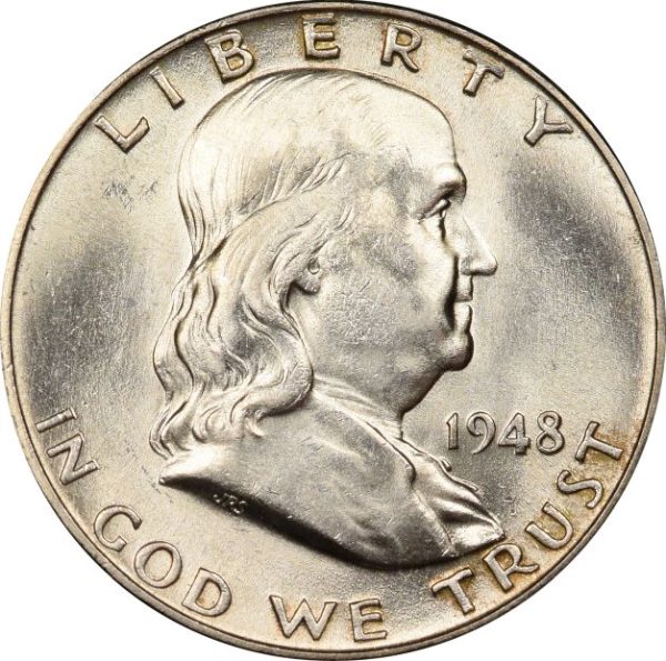 Ηνωμένες Πολιτείες United States 1948 Franklin Half Dollar Brilliant Uncirculated