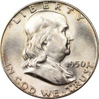 Ηνωμένες Πολιτείες United States 1950 Franklin Half Dollar Brilliant Uncirculated