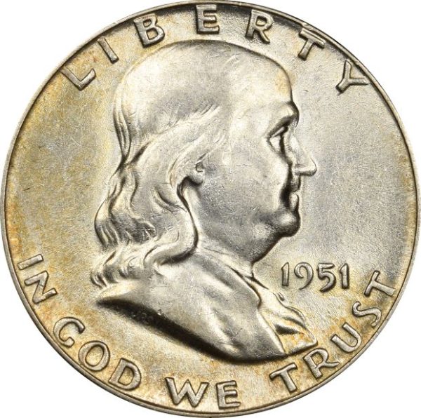 Ηνωμένες Πολιτείες United States 1951 Franklin Half Dollar Brilliant Uncirculated
