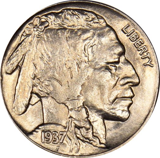 Ηνωμένες Πολιτείες Αμερικής USA Buffalo Nickel 5C 1937 Uncirculated