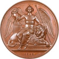 Germany Bavaria Bronze Medal Ludwig I 1848 By C. Voigt