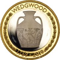 British Royal Mint Silver Proof £2 2019 Wedgwood 260th Anniversary