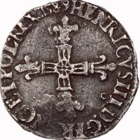 Γαλλία France 1/4 ECU 1589 Silver King Henry IV