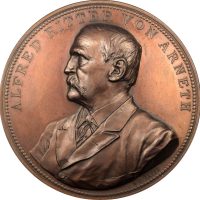 Austria Alfred Ritter Von Arneth Bronze Medal 1890