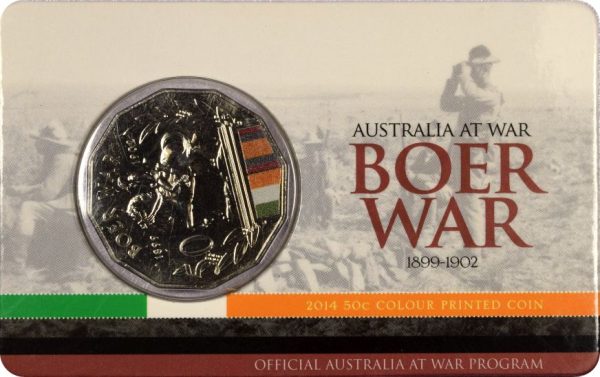 Αυστραλία Australia 2014 Uncirculated Fifty Cents Australia At War "Boer War"