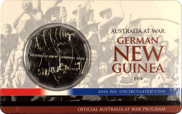 Αυστραλία Australia 2014 Uncirculated Fifty Cents Australia At War "German New Guinea"