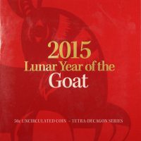 Αυστραλία Australia 2015 Uncirculated Fifty Cents Lunar Year Of The Goat