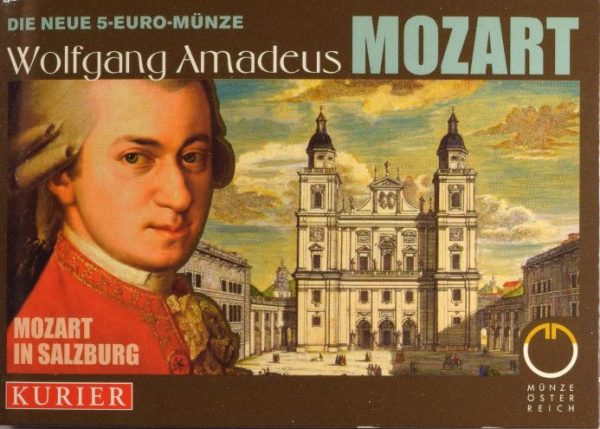 Αυστρία Austria 5 Euro 2006 Mozart Silver In Blister